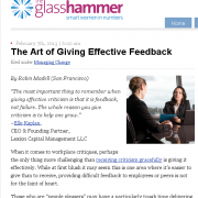screen shot of glasshammer article page