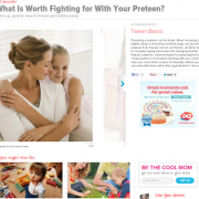 screen show of website